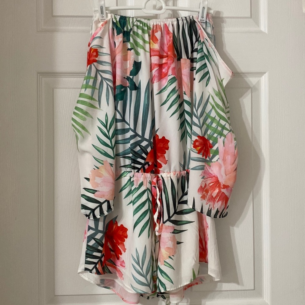 NWT tropical romper